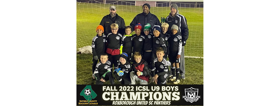2022 Fall ICSL U9 Boys Champions