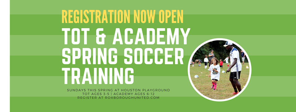 Register Today for Spring Soccer Training